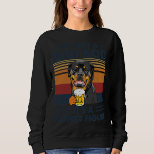 Sweatshirt Fête des pères Rottweiler Ce n’est pas un papa Bod