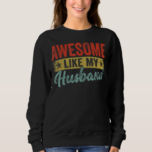 Sweatshirt Fête des pères vintage Hommes Impressionnant Comme