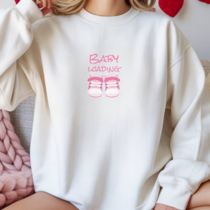 Sweatshirt Fête des premières mères enceintes chaussures bébé