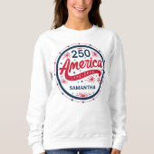 Sweatshirt Fête du 4 juillet USA 250e anniversaire de l'Améri (Devant)