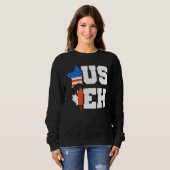 Sweatshirt Fête du Canada États-Unis Citoyen canadien Amériqu (Devant entier)