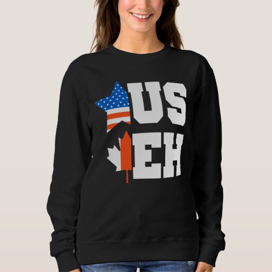 Sweatshirt Fête du Canada États-Unis Citoyen canadien Amériqu (Devant)