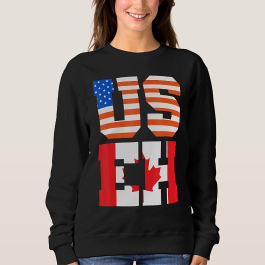 Sweatshirt Fête du Canada États-Unis Citoyen canadien Amériqu (Devant)