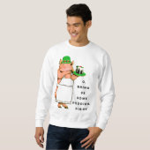 Sweatshirt Fête du pull de Noël laid (Devant entier)