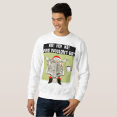 Sweatshirt Fête du pull de Noël laid (Devant entier)