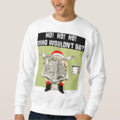 Sweatshirt Fête du pull de Noël laid (Devant)