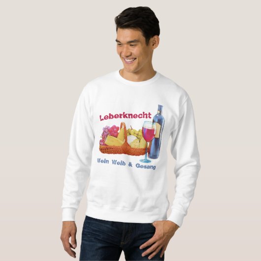 Sweatshirt Fête du vin du foie (Devant entier)