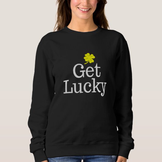 Sweatshirt Fête Lucky Saint Patricks (Devant)