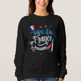 Sweatshirt Fête nationale française 14 juillet 1