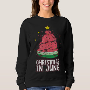 Sweatshirt Fêter Noël En Juin Avec Le Christ De La Pétanque