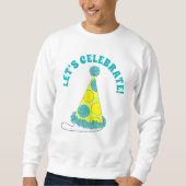Sweatshirt Fêtons la fête Polka Dot Anniversaire (Devant)