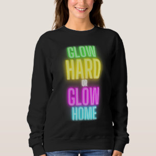 Sweatshirt Feu Dur Ou Glow Home les années 70 80 ans Pour Hom