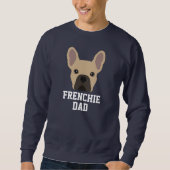 Sweatshirt Feu lumière Français Chien Chien Papa (Devant)