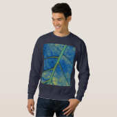Sweatshirt Feuille d'art vintage 02 (Devant entier)