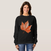 Sweatshirt Feuille d'automne d'érable (Devant entier)