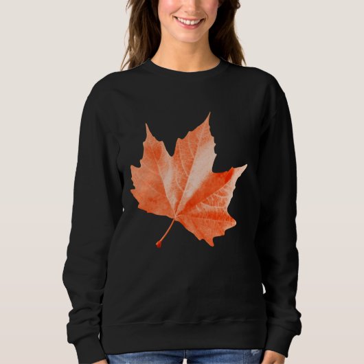 Sweatshirt Feuille d'automne d'érable (Devant)