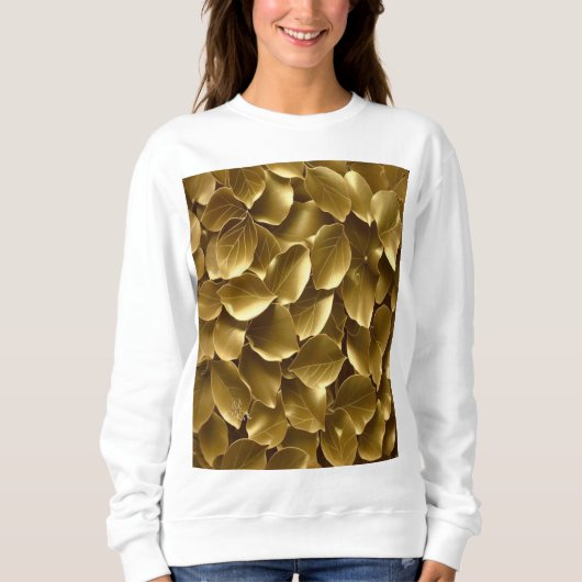 Sweatshirt Feuille d'or (Devant)