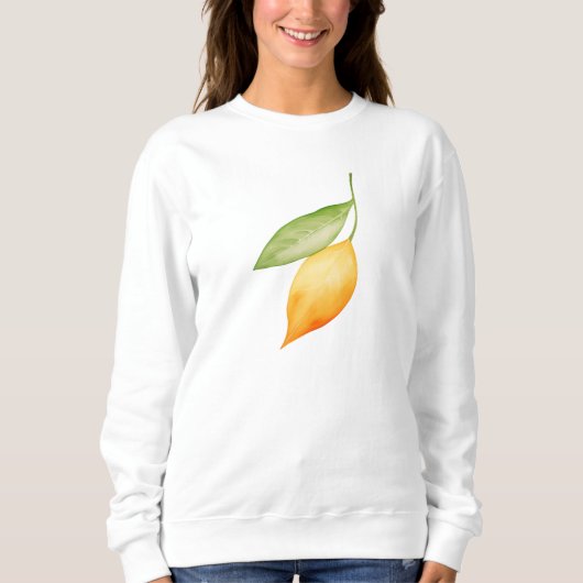 Sweatshirt Feuille d'orange (Devant)