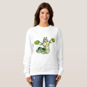 Sweatshirt Feuilles Caterpillar (Devant entier)