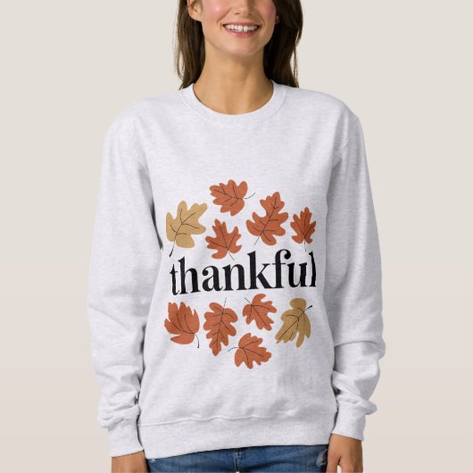 Sweatshirt Feuilles d'automne (Devant)