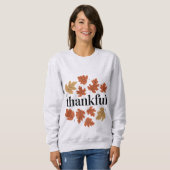 Sweatshirt Feuilles d'automne (Devant entier)