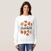 Sweatshirt Feuilles d'automne (Devant entier)