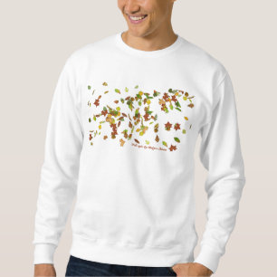 SWEATSHIRT FEUILLES D'AUTOMNE, STYLE D'AUTOMNE