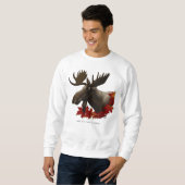 Sweatshirt Feuilles de l'érable rouge orignal (Devant entier)