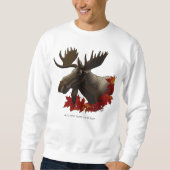 Sweatshirt Feuilles de l'érable rouge orignal (Devant)