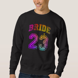 Sweatshirt Fiançailles de la mariée Fête de la mariée Mariage