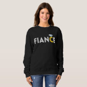Sweatshirt Fiance Diamond Ring Graphic Engaged Engagement Bri (Devant entier)