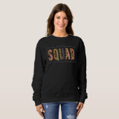 Sweatshirt Field Day Squad Shirt Yellow Kids Leopard Field Da (Devant entier)