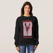 Sweatshirt Field Trip No Prob Llama Fun Field Day Enseignants (Devant entier)
