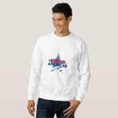 Sweatshirt Fier Américain Fier De Sa Patrie (Devant entier)