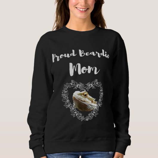 Sweatshirt Fier Beardie Maman Beardie Dragon (Devant)