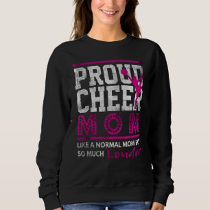 Sweatshirt Fier d'applaudir maman Pom-pom girl maman P
