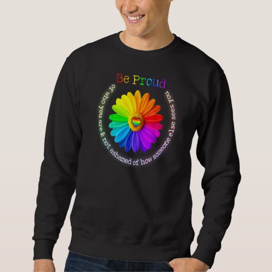 Sweatshirt Fier De Qui Joue Est Et N'A Pas Honte De Comment Q (Devant)