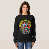 SWEATSHIRT FIER D'ENSEIGNER LES APPRENANTS MULTILINGUES ESL E (Devant entier)