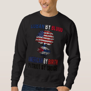 Sweatshirt Fier drapeau cubain-américain Cuba Usa