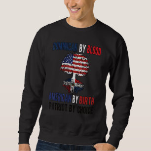 Sweatshirt Fier Drapeau Dominicain Américain République Domin