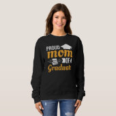 Sweatshirt Fier Maman D'Une Diplômée (Devant entier)
