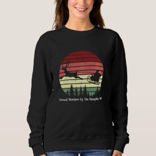 Sweatshirt Fier Membre De La Liste Des Méchants Père Noël Sle