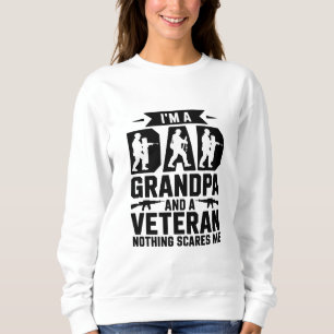 Sweatshirt Fier papa grand-père vétéran T-shirt design