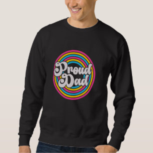 Sweatshirt Fier papa Super LGBTQ Pansexual Pride Pan drapeau
