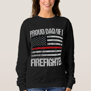 Sweatshirt Fier père d'un pompier - Parent pompier