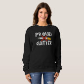 Sweatshirt Fier Quitter Arrêter De Fumer Et Anti-Tabac (Devant entier)
