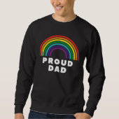 Sweatshirt Fier Rainbow Papa (Devant)
