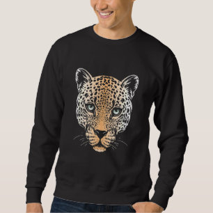 Sweatshirt Fierce Jaguar Head Panther Art animal animal
