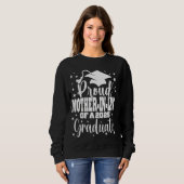 Sweatshirt Fière belle-mère de classe de 2025 Diplômée (Devant entier)