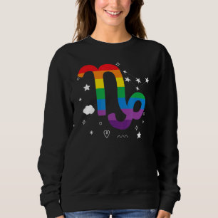 Sweatshirt Fière Capricorne Astrologie Signe Zodiaque Horosco